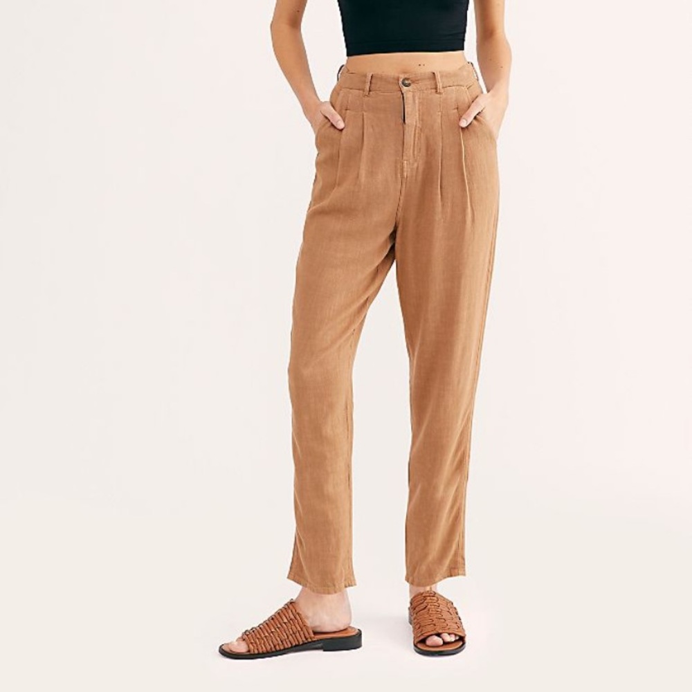 Brand New Free People faded love linen pants